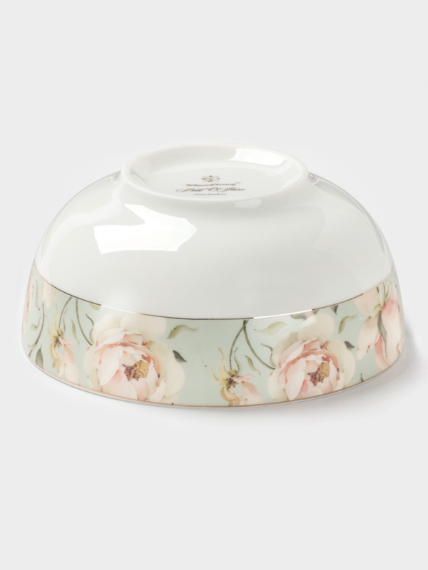 Салатник 14х6,5 см WY  "Pink O'hara", зелёный