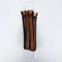 Молния &laquo;Трактор&raquo;, №5, разъёмная, замок автомат, 50 см, оранжевая, чёрная