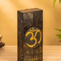 Ключница "Ом" (6 крючков) 14х7х32 см, МДФ