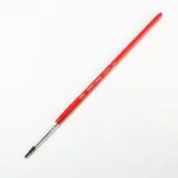 Кисть для рисования из волоса белка круглая № 3 (диаметр обоймы 3 мм; длина ворса 12 мм)