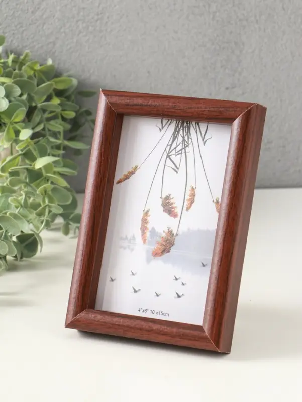 Фоторамка МДФ на 1 фото 10х15 см "Тёмный шоколад" 2,5х13х18 см