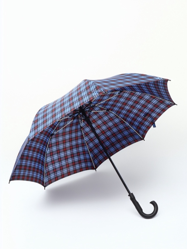 Зонт-трость авт R60/70 8сп эпонж/поликарбонат ГРАФИКА ручка-крюк МИКС пакет