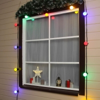 Гирлянда &laquo;Белт-лайт&raquo; 50 м, IP65, 2W, тёмная каучуковая нить, шаг 40 см, Е27 (без ламп), 220 В