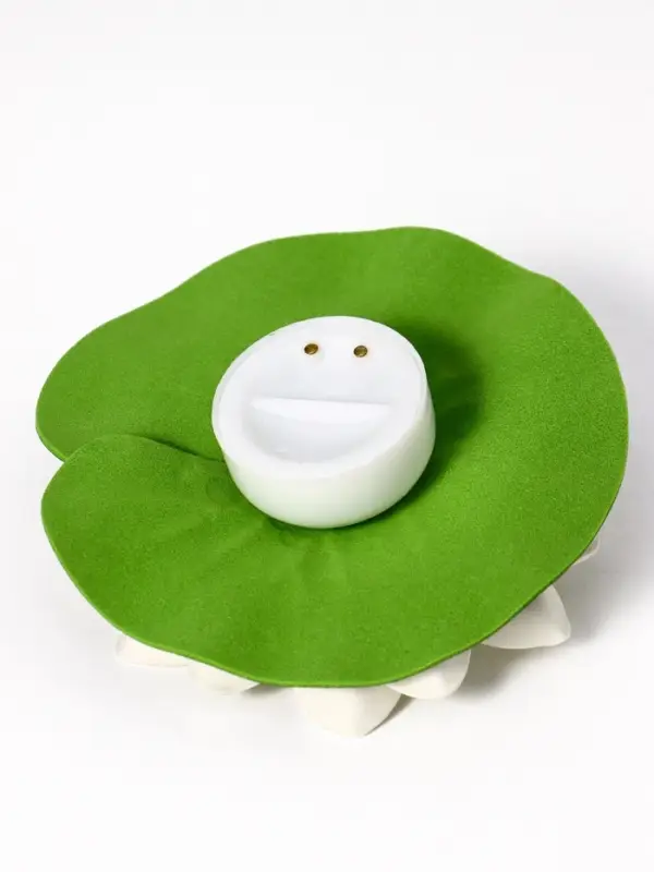 Садовый светильник для водоемов 10 х 13 х 15 см, на батарейке "Лотос" белый СК-004