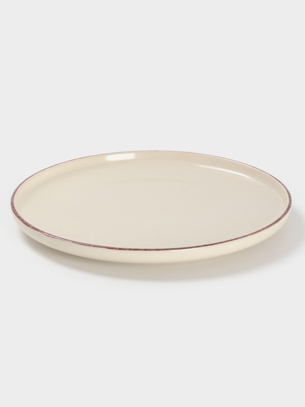 Тарелка Доляна "Альпийский крем" 27см, 27х2,5, цвет белый