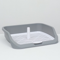 Туалет открытый 53 х 45 х 13 см, серый