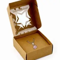 Коробка под бижутерию с окном &laquo;Звезда&raquo;, 7.5 х 7.5 х 3 см