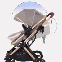 Коляска - трансформер детская RANT basic PULSAR GOLD (2в1) RA160, бежевый