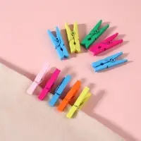 Прищепки для шитья, 3&times;0.5&times;0.3 см, 10 шт., разноцветные