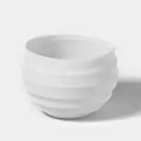 Кашпо для цветов Layer, пластик, 100 мл, 6.5.5&times;4.3 см, белое