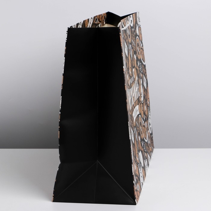 Пакет подарочный ламинированный, упаковка, &laquo;Лучшему мужчине&raquo;, XL 49 х 40 х 19 см