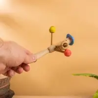 Сувенирный музыкальный инструмент Стучалка &laquo;Человечек&raquo;, 10&times;6&times;16 см