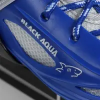 Коньки детские раздвижные BlackAqua, р. 30-33, для фитнеса, синие