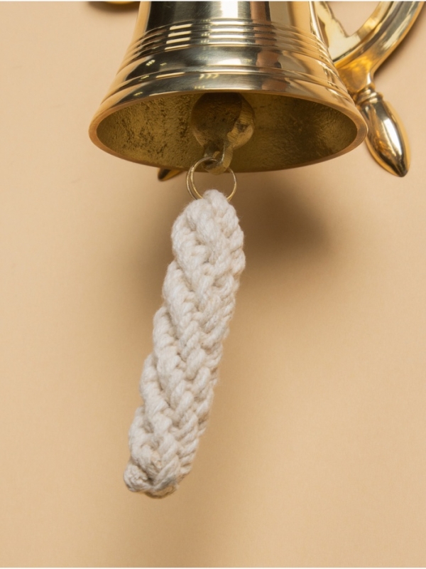 Рында &laquo;Штурвал&raquo;, 9.5&times;13&times;23 см, латунь