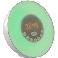 Лампа-колонка dreamTime для пробуждения светом и музыкой, белая