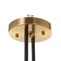 Люстра "Лора" 4х40Вт Е27 латунь 58х58х37см