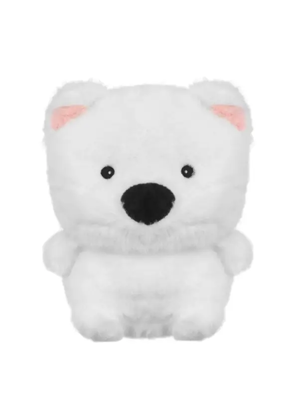 Мягкая игрушка "Собака белая", 16 см