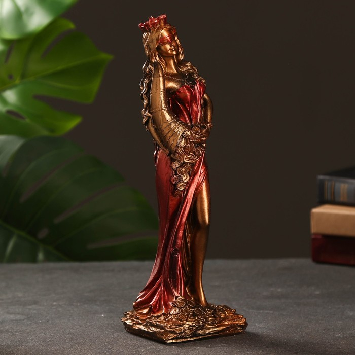 Фигура "Богиня Фортуна" золото, 29х10см