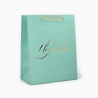 Пакет ламинированный вертикальный &laquo;Поздравляю&raquo;, MS 18 х 23 х 10 см