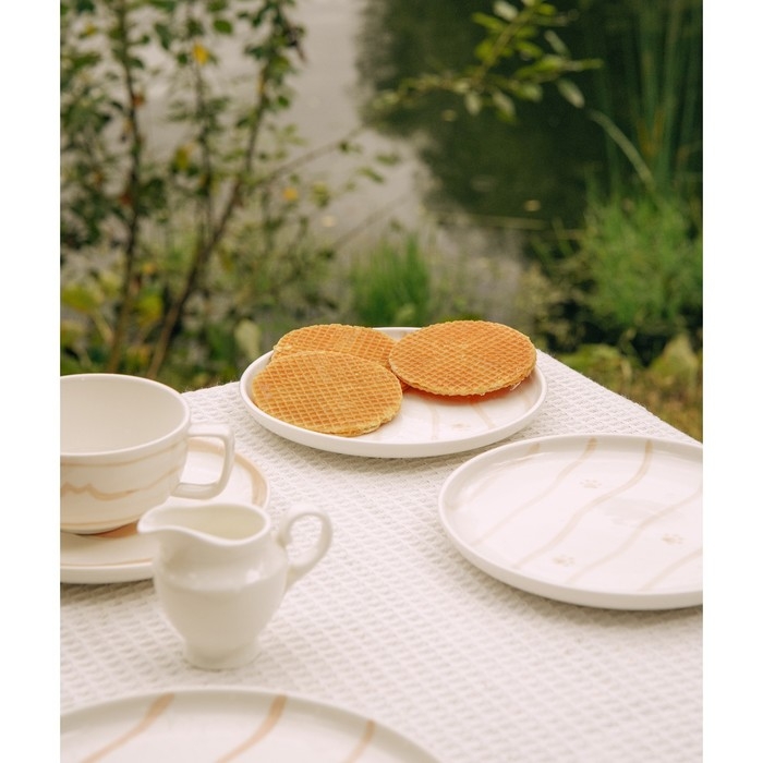 Набор тарелок фарфоровых SL Home &laquo;Гато&raquo;, d=18,5 см, цвет белый