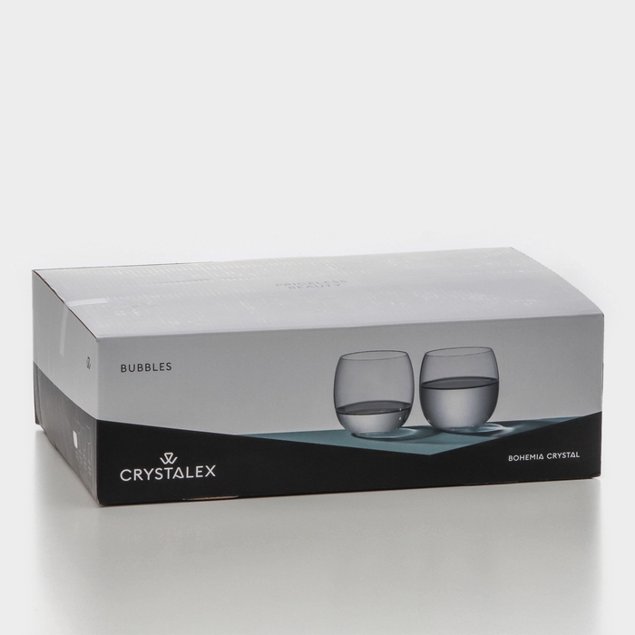 Набор стеклянных стаканов для воды &laquo;Баблс&raquo;, 485 мл, 6 шт