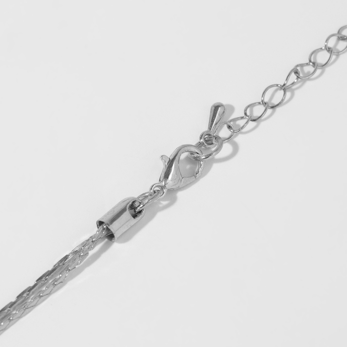 Бусы &laquo;Желание&raquo; безмятежность, цвет серебро, 50см