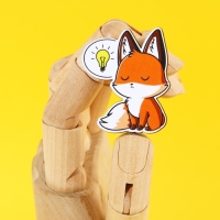 Значки деревянные &laquo;Это сумасшедшая идея&raquo;, 2 шт.