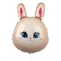 Воздушный шар фольгированный 31" &laquo;Зайка&raquo;, с подложкой