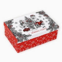 Набор подарочных коробок 5 в 1 &laquo;Уютного нового года&raquo;, 22 х 14 х 8,5 ‒ 32.5 х 20 х 12.5 см, Новый год