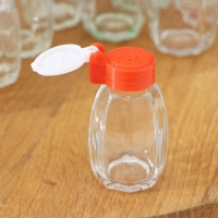 Набор стеклянных солонок Доляна &laquo;Грани&raquo;, 30 мл, 3,5&times;7 см, 24 предмета, цвет МИКС