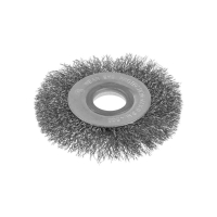 Щетка металлическая для УШМ ТУНДРА, плоская, посадка 22 мм, 100 мм