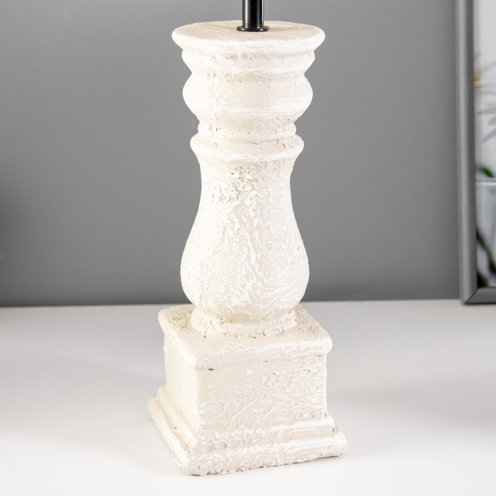 Настольная лампа "Стелла" Е14 40Вт серый 22,5х22,5х47см RISALUX