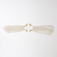 Серьги висячие &laquo;Цепи&raquo; сборка, цвет серебряно-золотой