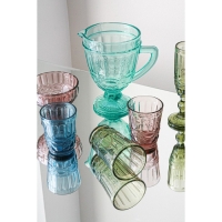 Стакан стеклянный Magistro &laquo;Ла-Манш&raquo;, 220 мл, цвет розовый