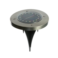 Садовый светильник на солнечной батарее, 11.5 &times; 13 &times; 11.5 см, 16 LED, свечение белое