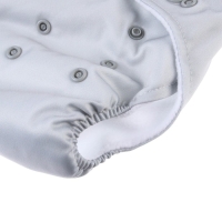 Многоразовый подгузник, 3-15 кг, флис, цвет светло серый, Крошка Я