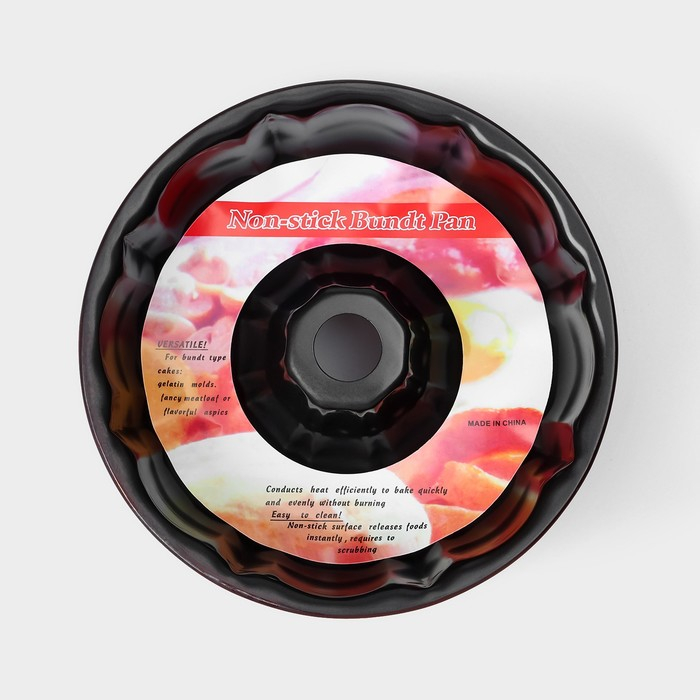 Форма для выпечки &laquo;Ренард&raquo;, 20&times;6,5 см, антипригарное покрытие, цвет красный