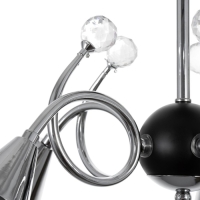 Люстра "Марианна" 5хЕ27 40Вт черный 69х69х32,5см BayerLux