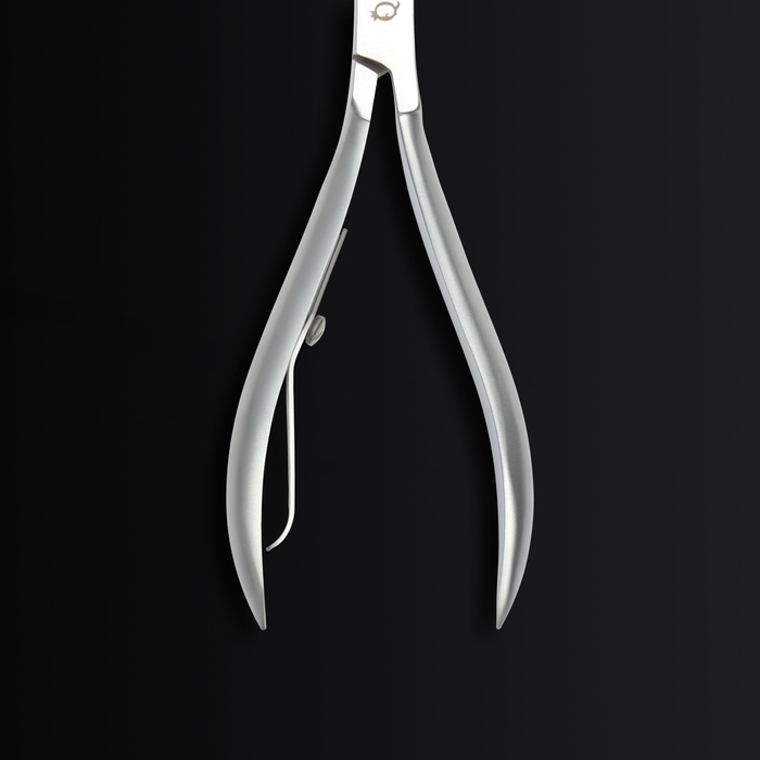 Кусачки маникюрные для кутикулы &laquo;Premium satin&raquo;, эргономичные, 10,1 см, длина лезвия - 7 мм, цвет серебристый