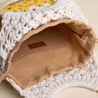 Сумка женская SL Home, ручное плетение, хлопок, кольцо 14,5 см, 30&times;45 см