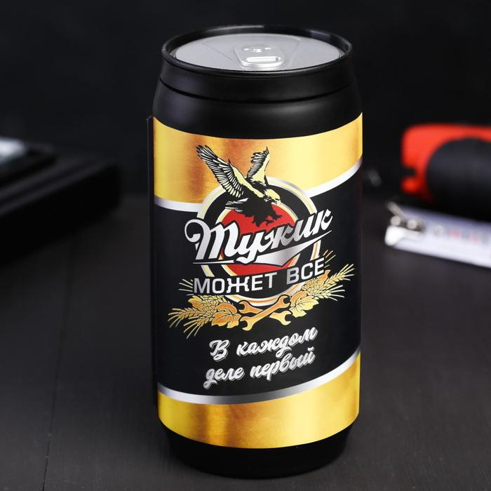 Набор инструментов в банке &laquo;Мужик может всё&raquo;, 13 предметов