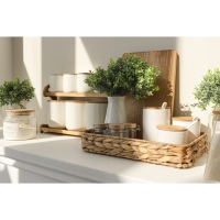 Корзинка для подачи Доляна &laquo;Камыш&raquo;, 32&times;24&times;5,5 см, из соломы