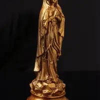Фигура "Дева Мария" 14х5 см, бронза