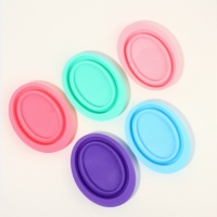 Ванночка - коврик для очистки кистей, 15 &times; 11 см, цвет МИКС