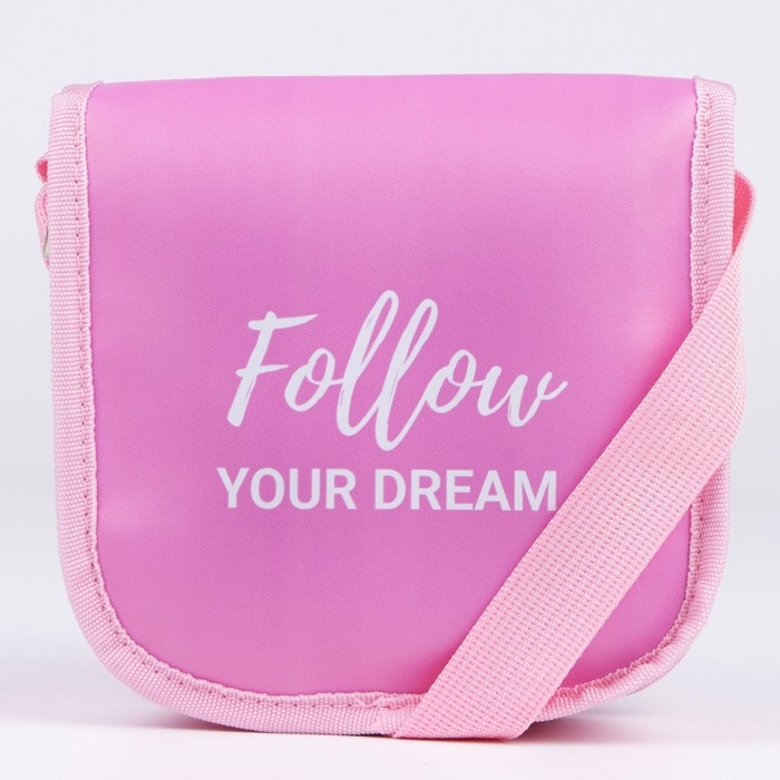 Сумка детская With love Зайчик на клапане, цвет розовый