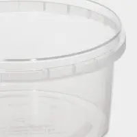 Банка под пресервы пластиковая одноразовая, 485 мл, d=12 см, прозрачная