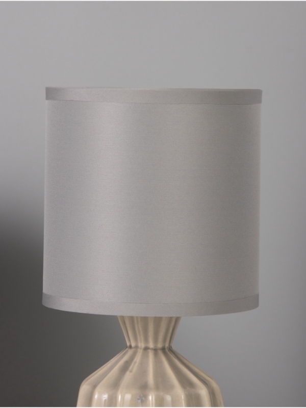 Лампа настольная "Центр" 40Вт Е14 серый 12х12х24см