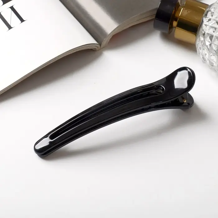 Зажим для волос &laquo;Лорен&raquo;, классика, 12 см, чёрный