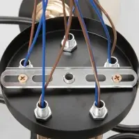 Люстра "Элла" 5хЕ27 40Вт черный 70х70х27 см