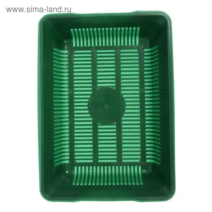 Туалет глубокий с сеткой 36 х 25 х 9 см, зеленый
